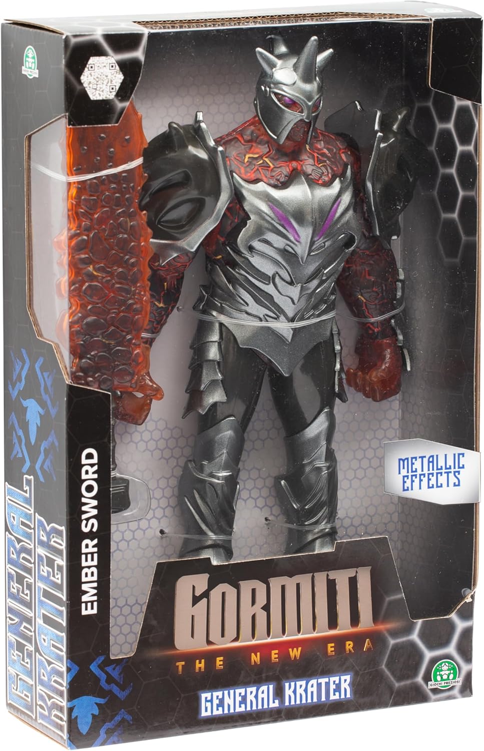 Giochi Preziosi Gormiti: The New Era - General Krater Action Figure 27Cm (Grv09301)