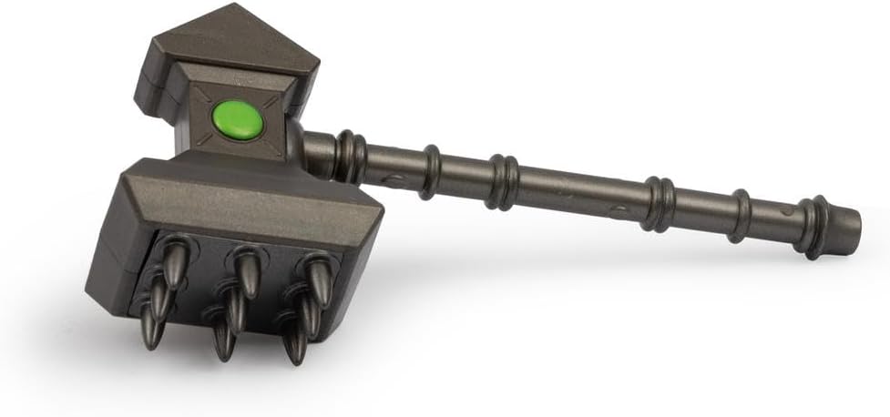 GORMITI THE NEW ERA - Rockard Glen Earth Clan Gormita, 15 cm Articulated Action Figure, Hero with Bronze Green Armor and Seismic Hammer Accessory, for Children from 3 Years Old