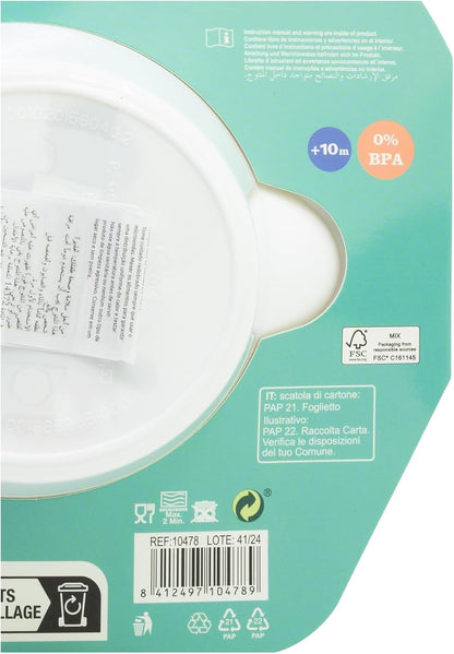 Stor Mickey Mouse 2pcs Kids Micro Set Breakfast Dinner Tableware Set - Micro Bowl and PP Spoon, BPA Free, Children, Baby