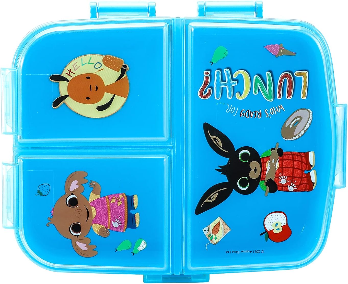 Stor: Bing Xl - Multi Compartment Rectangular Sandwich Box (10579)