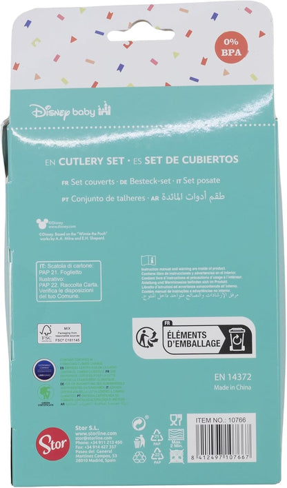 Stor Disney: Minnie Mouse Heart Full - Toddler 2 Pcs Pp Traveling Spoons (10766)