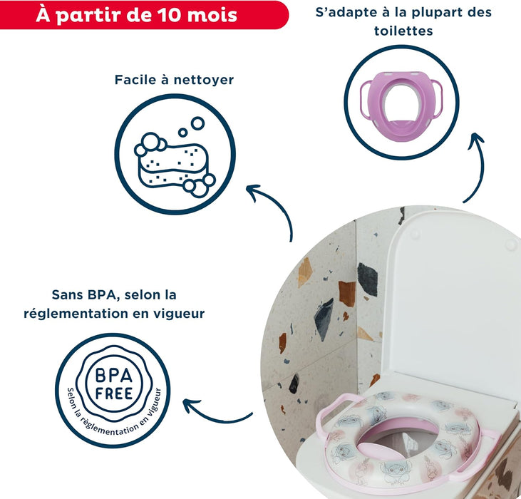 Stor Disney Baby: Stitch Cuddle Me - Soft Potty Training Seat