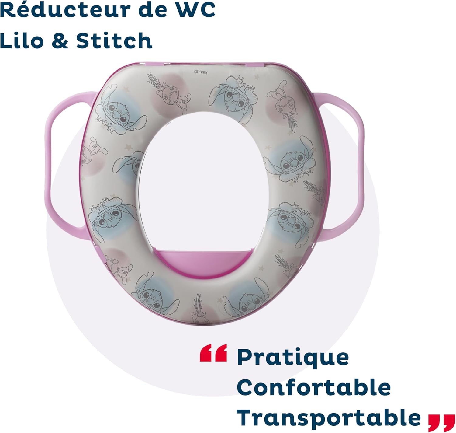 Stor Disney Baby: Stitch Cuddle Me - Soft Potty Training Seat