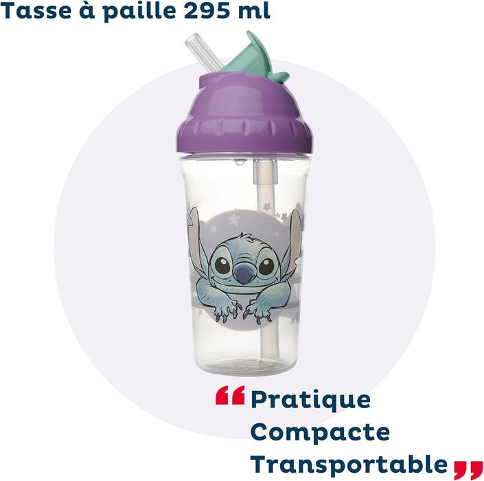 Stor Disney: Stitch Cuddle Me - Toddler Flexi Straw Cup  (10986)