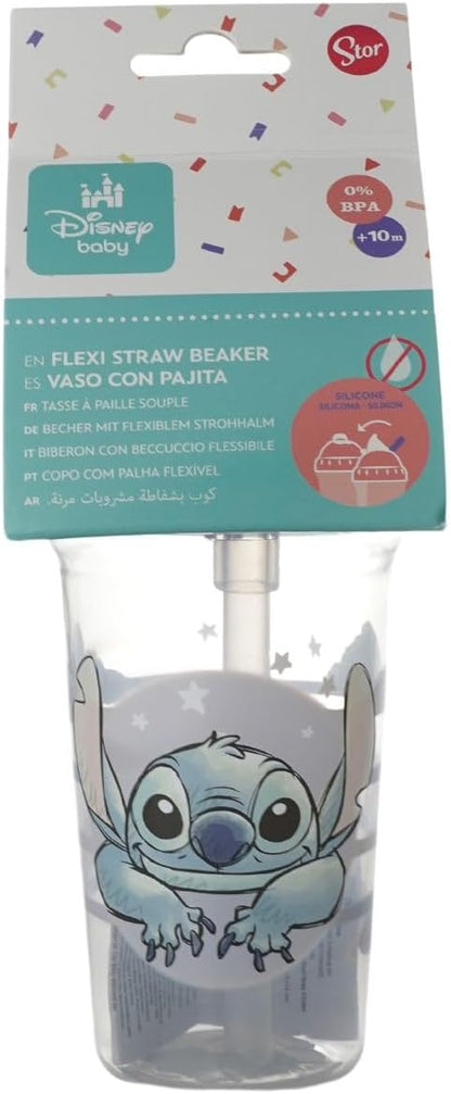 Stor Disney: Stitch Cuddle Me - Toddler Flexi Straw Cup  (10986)