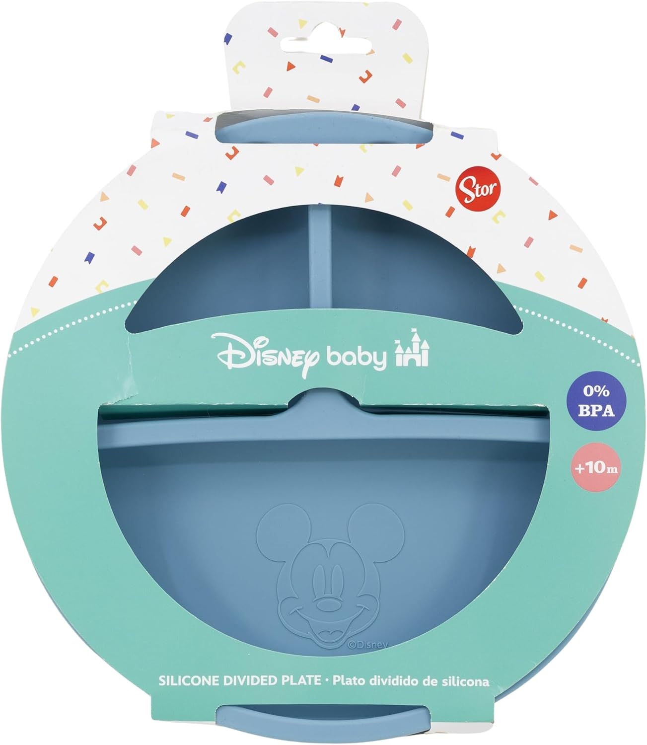 Stor Disney: Mickey Mouse - Toddler Divided Silicone Plate  (12225)