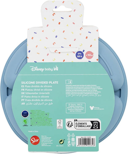 Stor Disney: Mickey Mouse - Toddler Divided Silicone Plate  (12225)