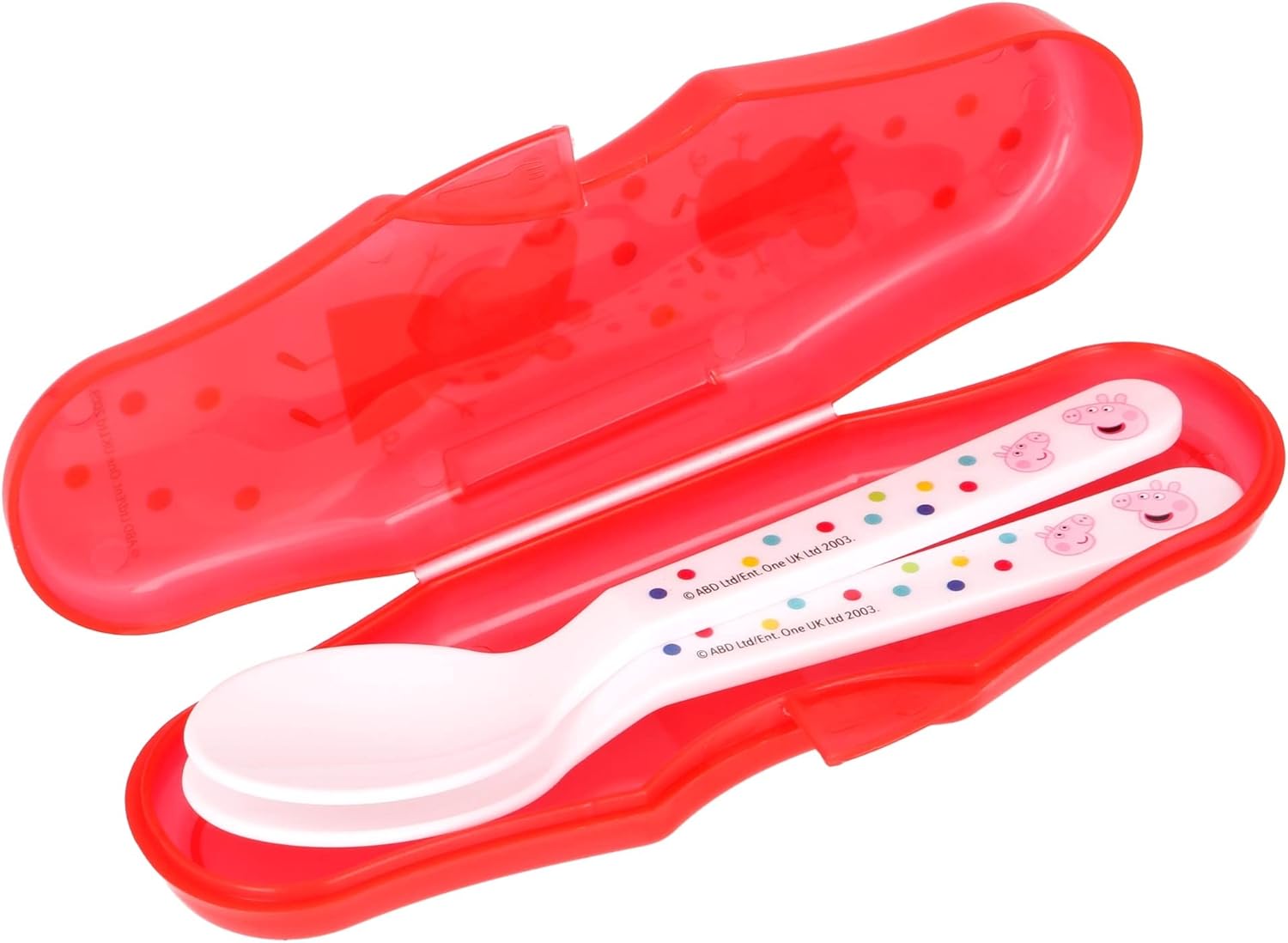Stor: Peppa Pig Little One - Toddler 2 Pcs Pp Traveling Spoons (13466)