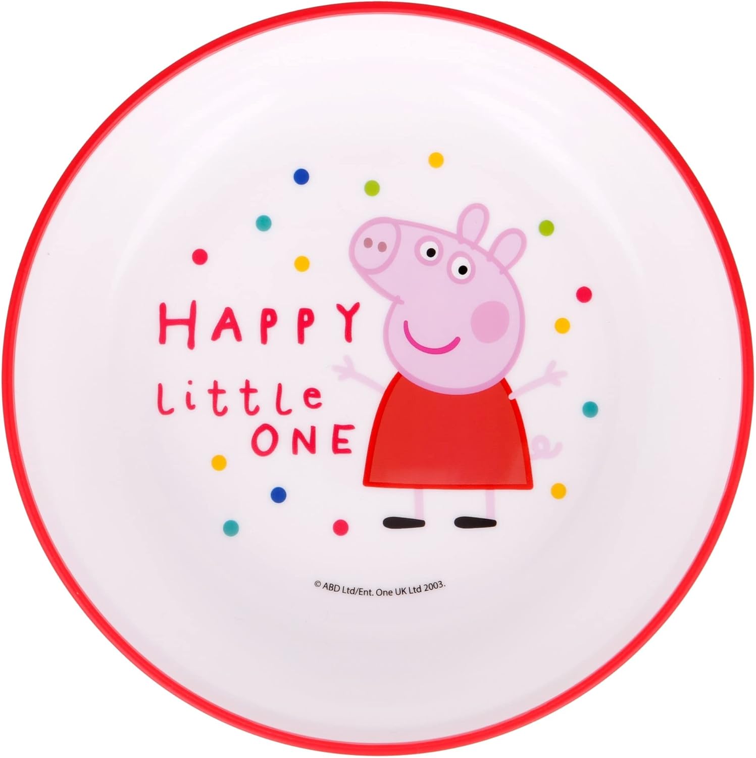 Premium bowl two-tone, non-slip, Peppa Pig Little One