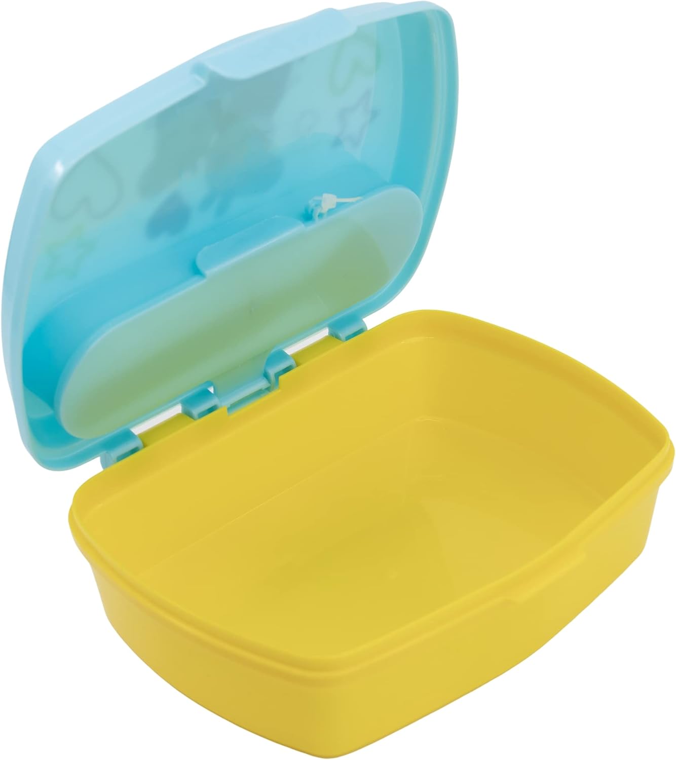 Stor: Peppa Pig Core 2022 - Funny Sandwich Box With Cutlery (13909)