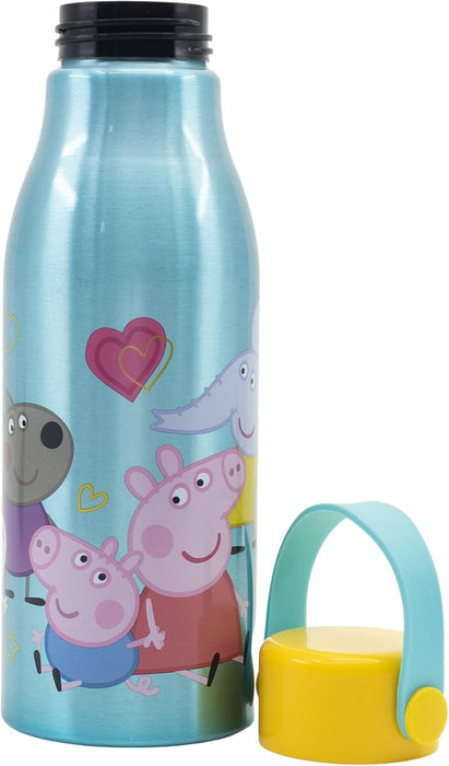 Stor: Peppa Pig Core 2022 - Flexi Handle Aluminium Bottle (760Ml) (13961)