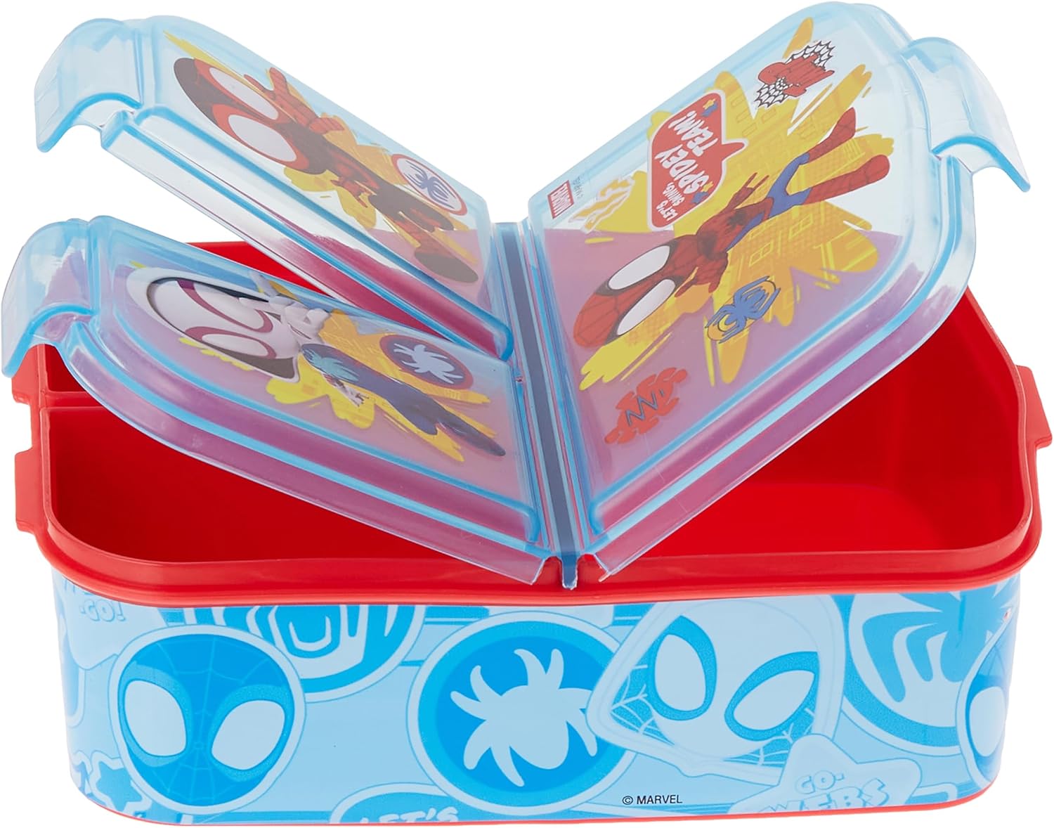 Stor 15020 Compartment Sandwich Box, Plastic, Multi Color