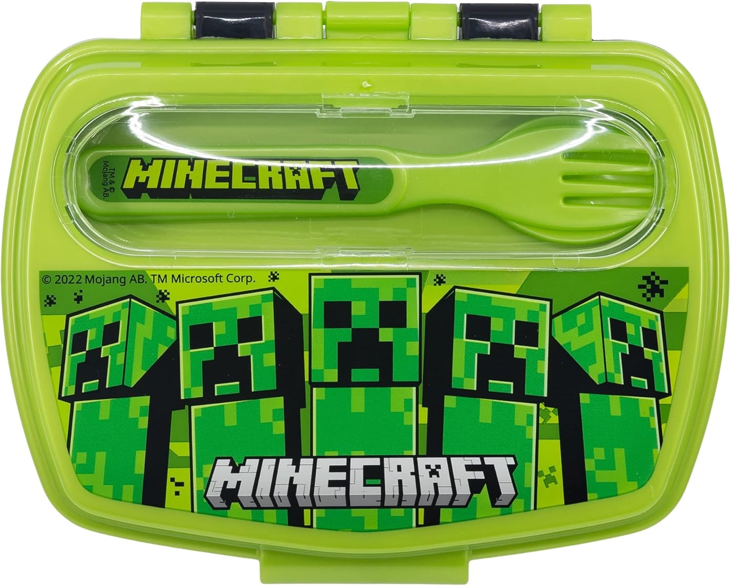 Stor: Minecraft - Funny Sandwich Box With Cutlery (40409)