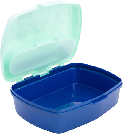 Stor: Frozen Snowy Tale - Funny Sandwich Box With Cutlery (81009)