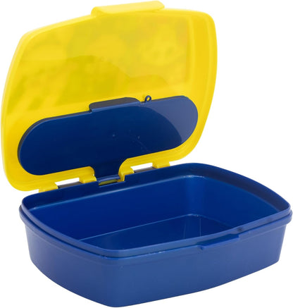Stor 81609 SANDWICHERA Rectangular CON CUBIERTOS PAW Patrol BOY Rescue PUPS Lunch Box, Plastic