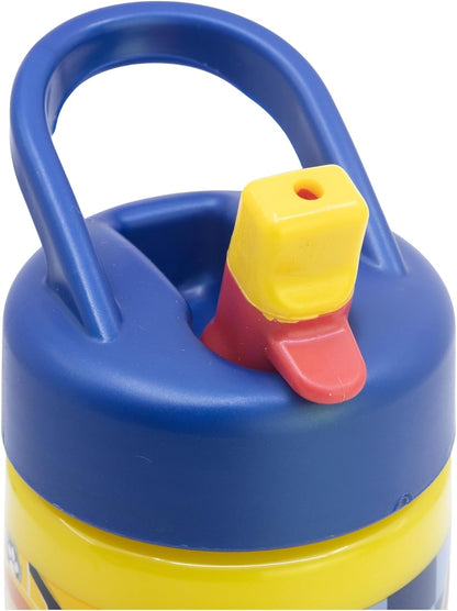 Paw Patrol Boy Sports Water Bottle with Straw and Built-in Handle 410ml
