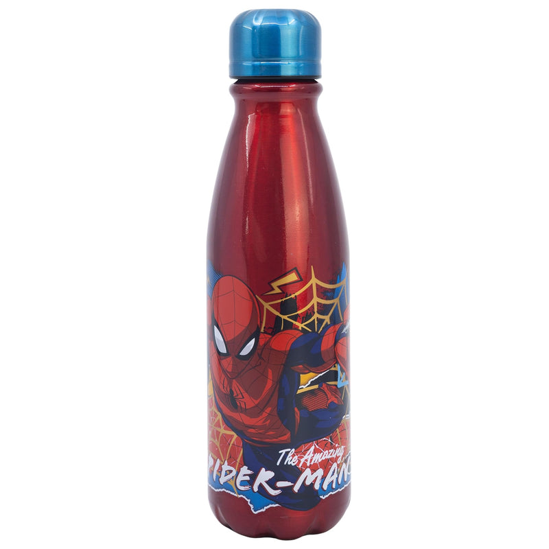 Stor REUSABLE ALUMINUM BOTTLE FOR CHILDREN 600 ML | SPIDERMAN MOVING TARGET