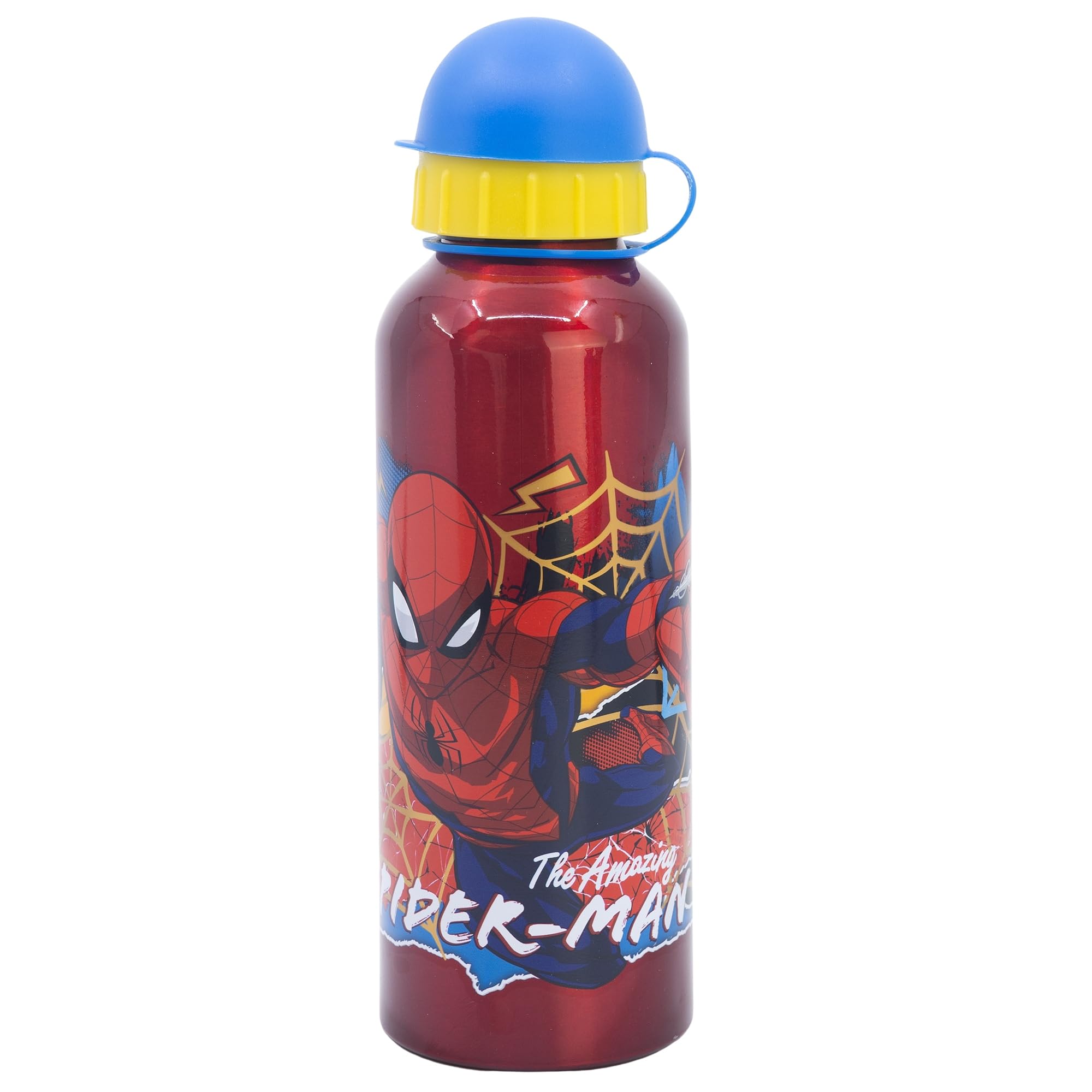 Stor Reusable Aluminium Bottle DE 530 ml | Spiderman Moving Target