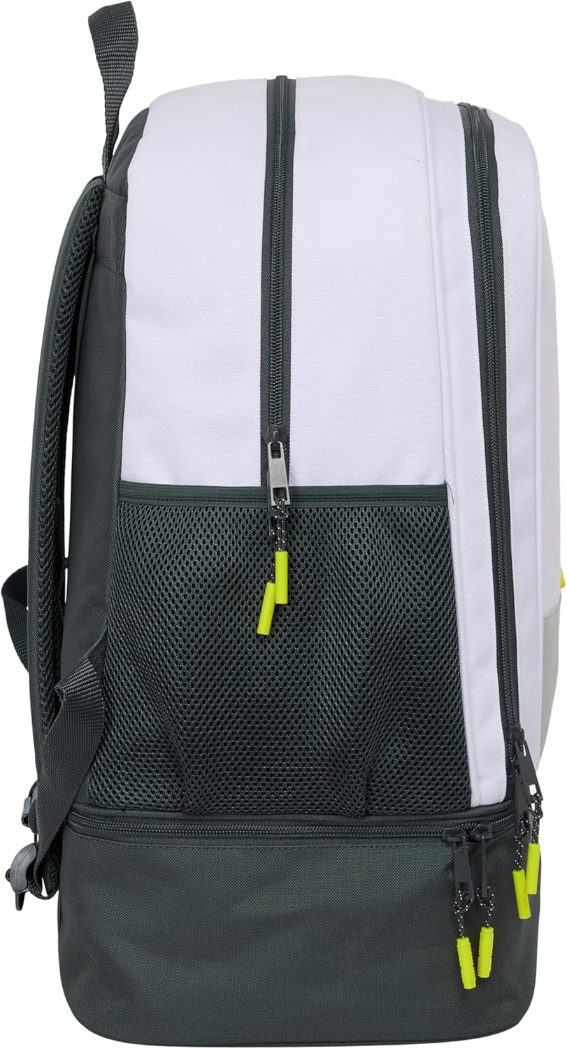Safta Real Madrid EQUIPACIÓN 25/26 – Training Backpack, for Daily Use, Ideal for Children of Different Ages, Comfortable and Versatile, Quality and Resistance, 35 x 24 x 50 cm, white, M, Casual