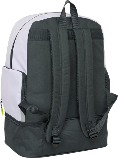 Safta Real Madrid EQUIPACIÓN 25/26 – Training Backpack, for Daily Use, Ideal for Children of Different Ages, Comfortable and Versatile, Quality and Resistance, 35 x 24 x 50 cm, white, M, Casual