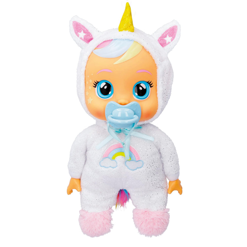 Cry Babies Goodnight Dreamy - Interactive Soft Cuddly Doll, Bedtime Doll with Night Light and Lullabys - Gift Toy for Girls and Boys Ages 18 Months and Up