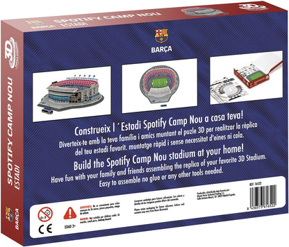 Banbo Toys: Fc Barcelona - Spotify Camp Nou 3D Stadium Puzzle (16522)(Fcb) (16522)