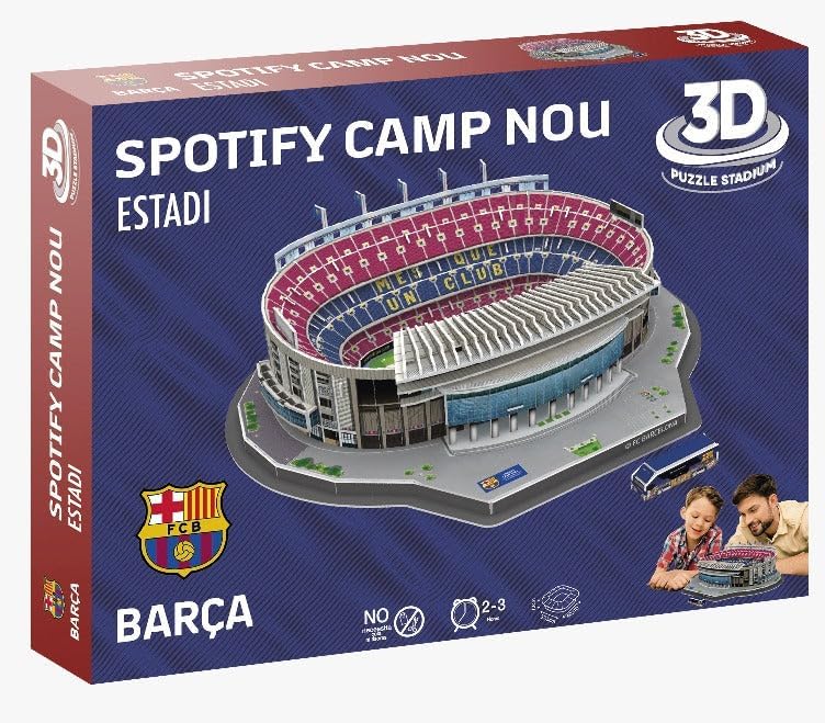 Banbo Toys: Fc Barcelona - Spotify Camp Nou 3D Stadium Puzzle (16522)(Fcb) (16522)