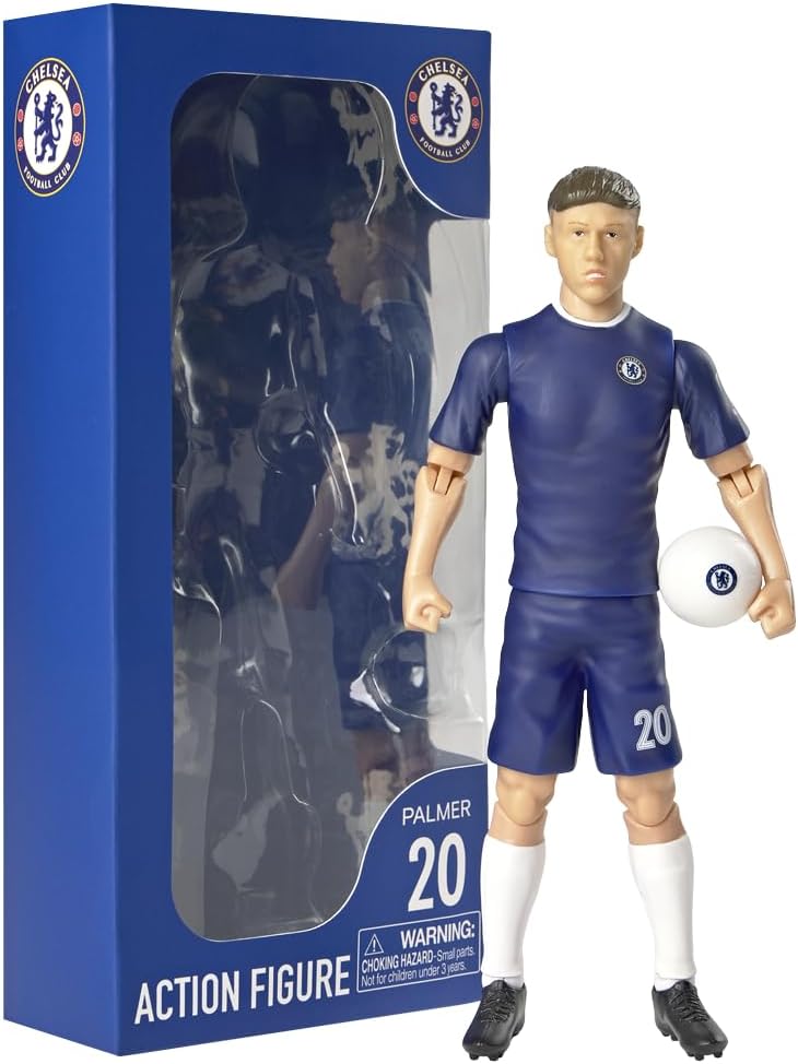 Banbo Toys Chelsea Cole Palmer 8" Collectible Soccer Action Figure