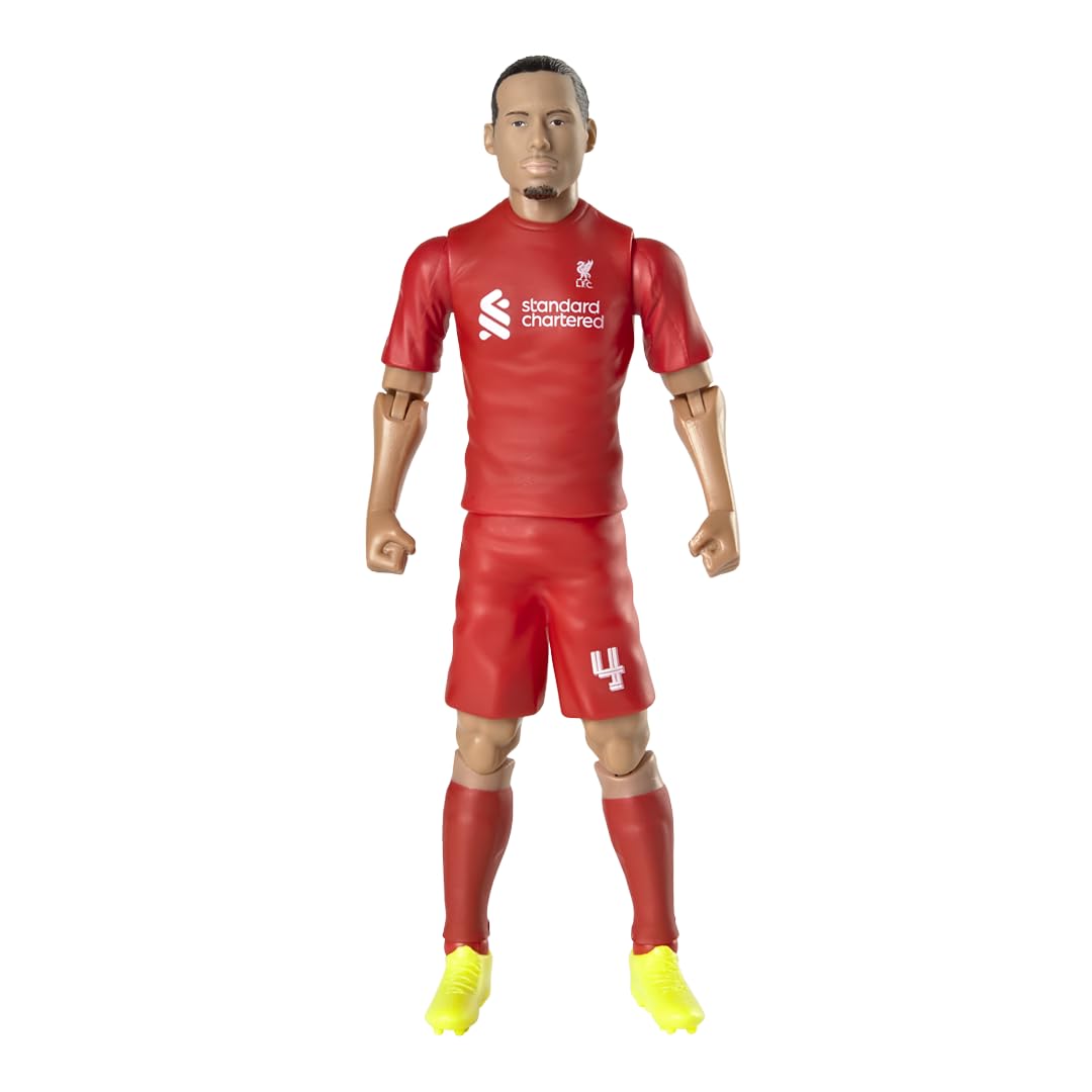 Banbo Toys Liverpool Virgil Van Dijk 8" Collectible Soccer Action Figure
