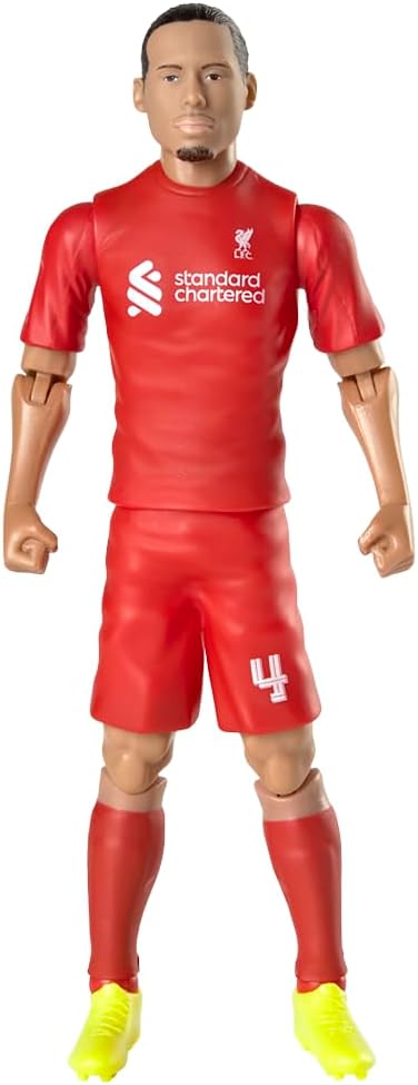Banbo Toys Liverpool Virgil Van Dijk 8" Collectible Soccer Action Figure