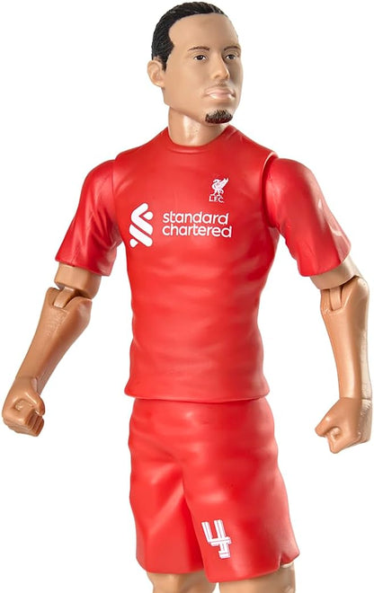 Banbo Toys Liverpool Virgil Van Dijk 8" Collectible Soccer Action Figure