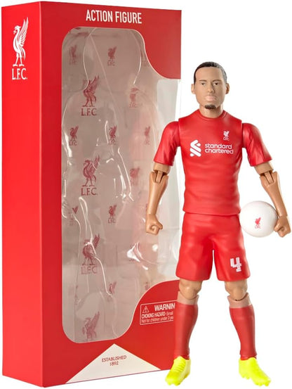 Banbo Toys Liverpool Virgil Van Dijk 8" Collectible Soccer Action Figure