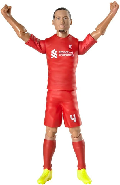 Banbo Toys Liverpool Virgil Van Dijk 8" Collectible Soccer Action Figure