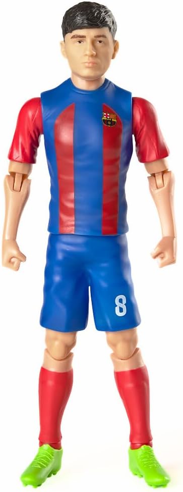 Banbo Toys FC Barcelona Pedri 8" Collectible Soccer Action Figure