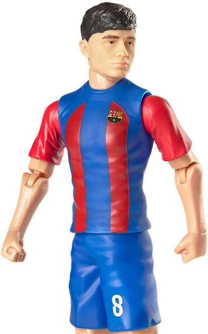 Banbo Toys FC Barcelona Pedri 8" Collectible Soccer Action Figure