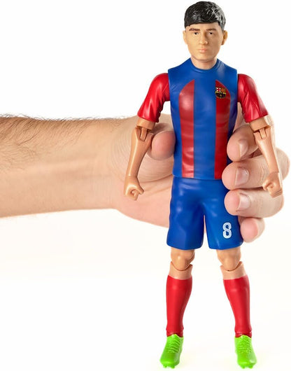 Banbo Toys FC Barcelona Pedri 8" Collectible Soccer Action Figure