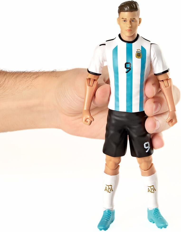 Banbo Toys Argentina AFA Julian Alvarez 8" Collectible Soccer Action Figure