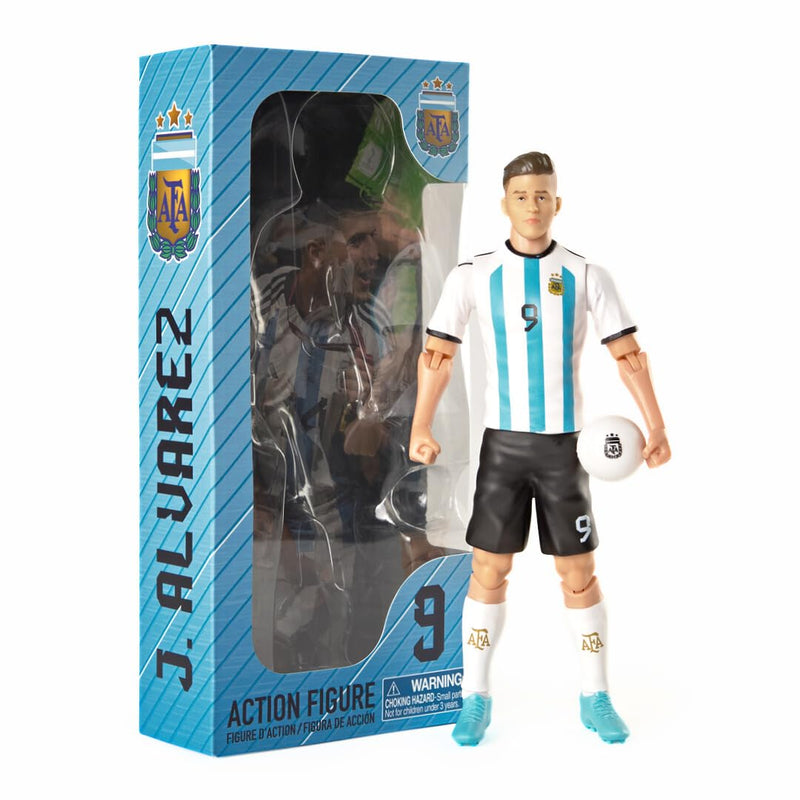 Banbo Toys Argentina AFA Julian Alvarez 8" Collectible Soccer Action Figure