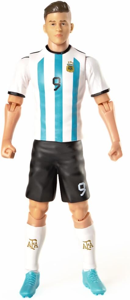 Banbo Toys Argentina AFA Julian Alvarez 8" Collectible Soccer Action Figure