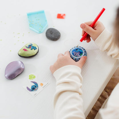 Disney Stitch Rock Art, Ages 6 and Above