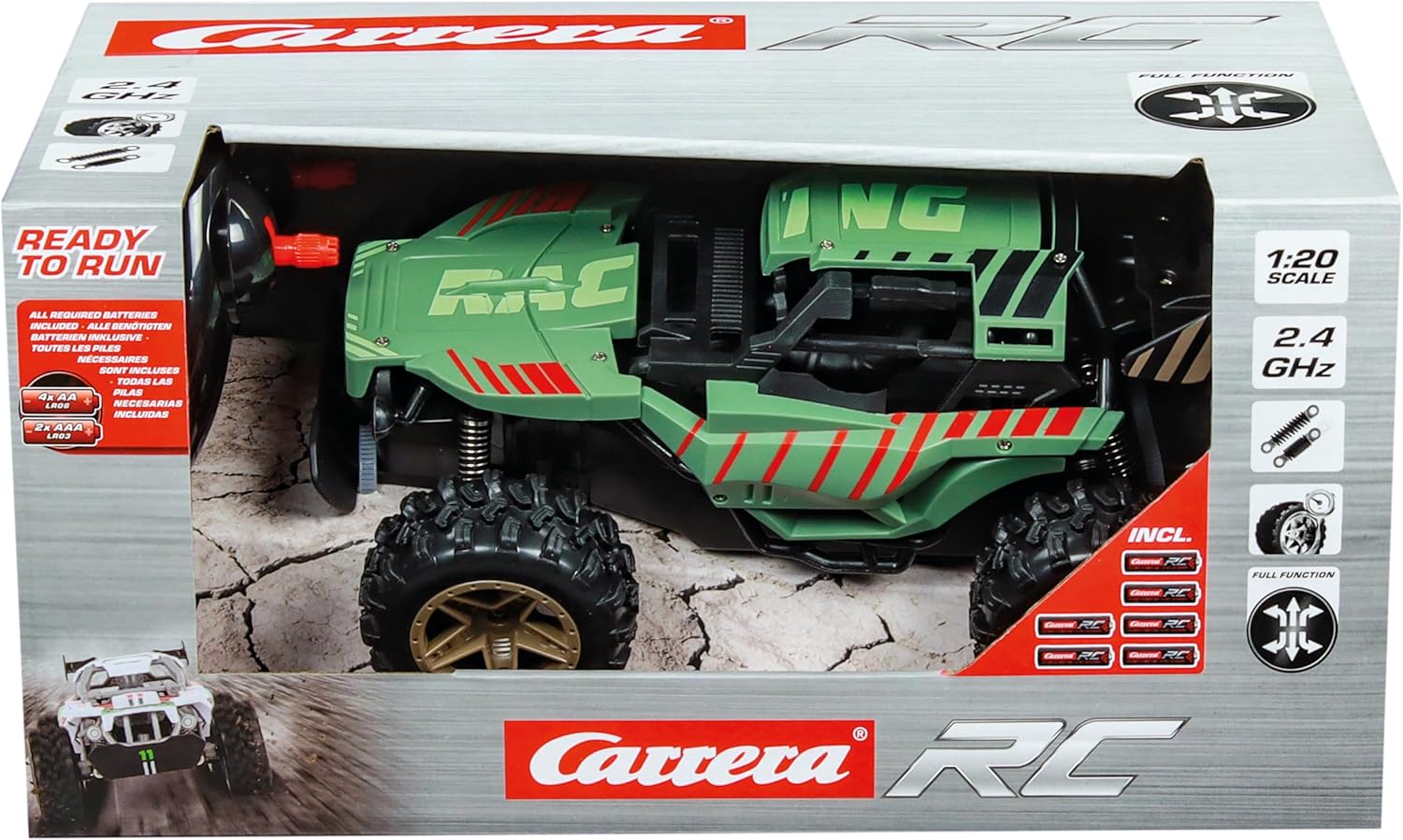 Carrera R/C Car: 2,4Ghz Mountain Racer 1:20 (370200004)
