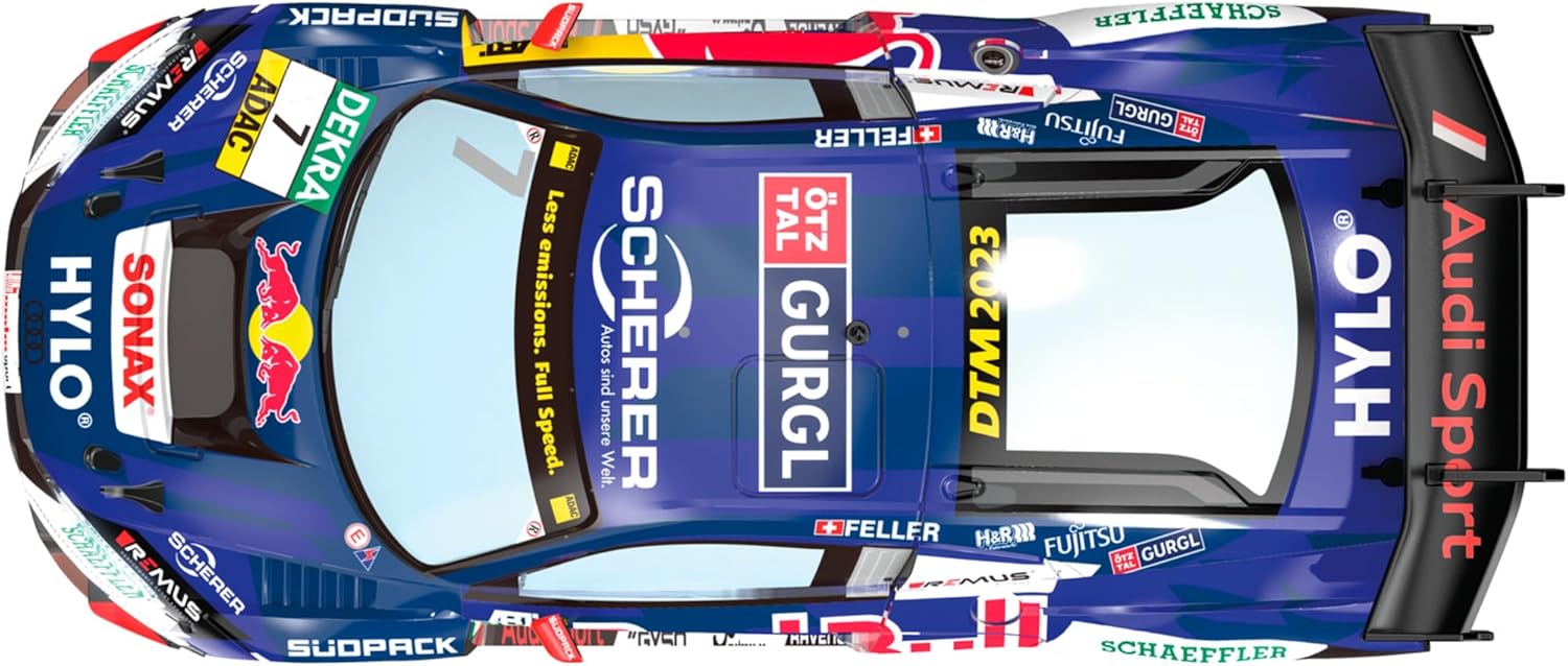 Carrera - 370160149 RC 2.4GHz ABT Red Bull Audi R8 LMS GT3 EVO II, Steam Length 28cm