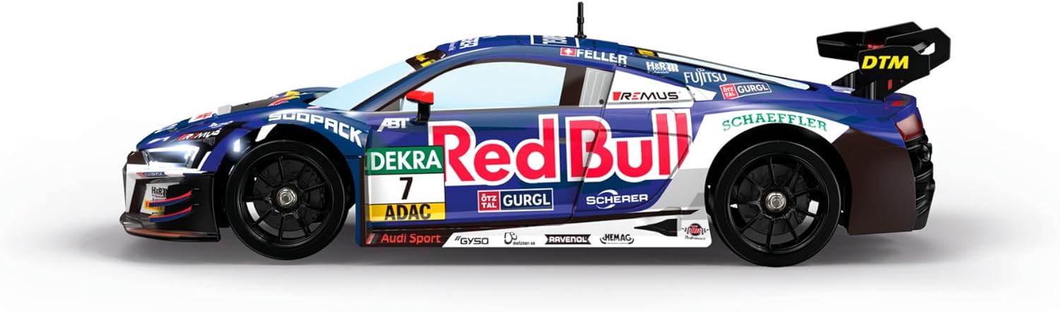 Carrera - 370160149 RC 2.4GHz ABT Red Bull Audi R8 LMS GT3 EVO II, Steam Length 28cm
