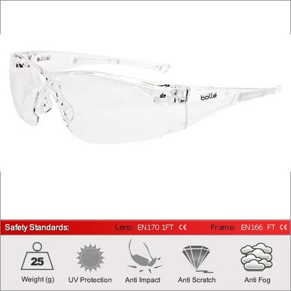 Bolle Glasses Rush Spectacles Clear