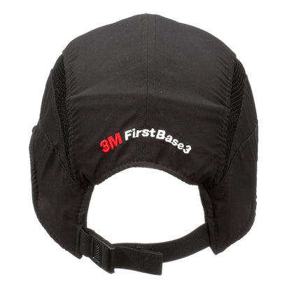 3M First Base 3 Bump Cap 2030608, Classic, Black Standard Peak, 70mm