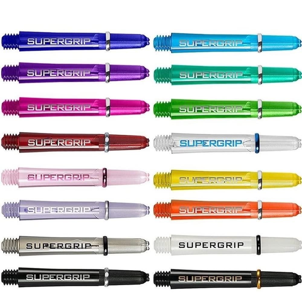 Harrows Supergrip Darts Shafts (Black/Gold, Short)