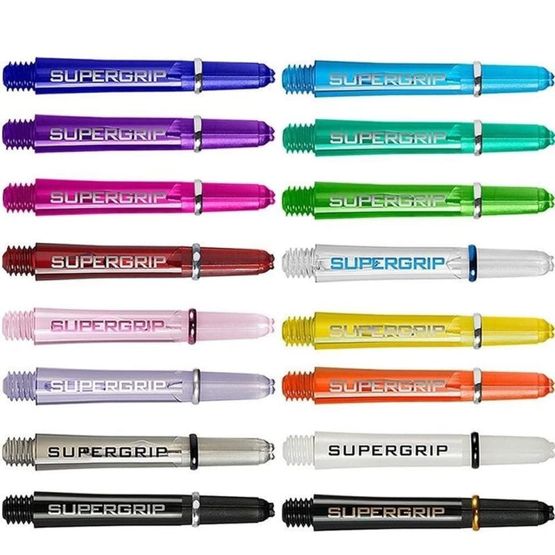 Harrows Supergrip Darts Shafts (Black/Gold, Short)