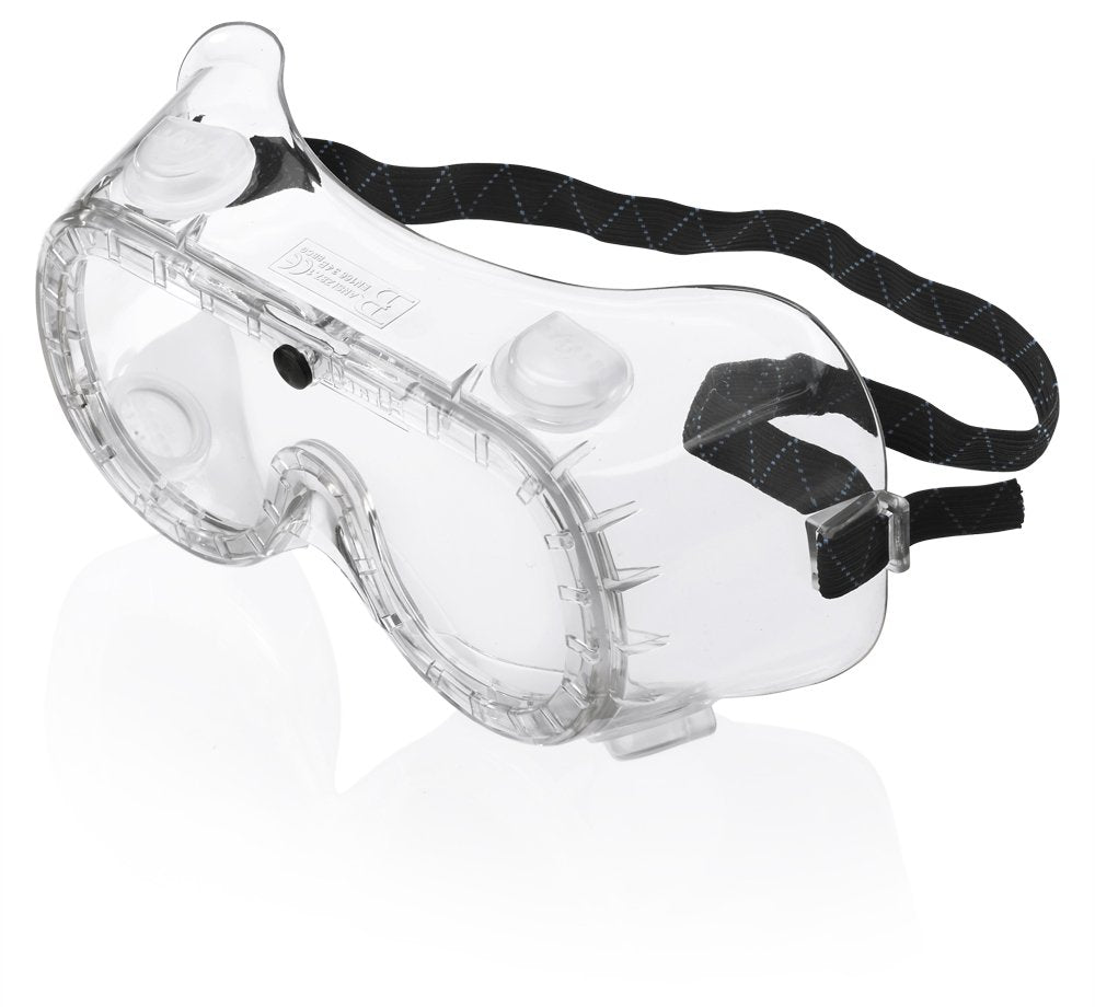 Chemical Goggles + Elastic Strap Clr