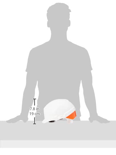 Reflex Saf Helmet Orange Flash White