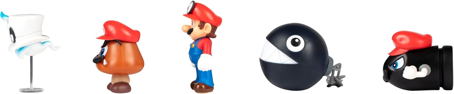 Super Mario Nintendo Odyssey Action Figures Multi-Pack Poseable Articulated 2.5-Inch Collectible Toys Perfect for Kids & Collectors Alike! for Kids Ages 3+